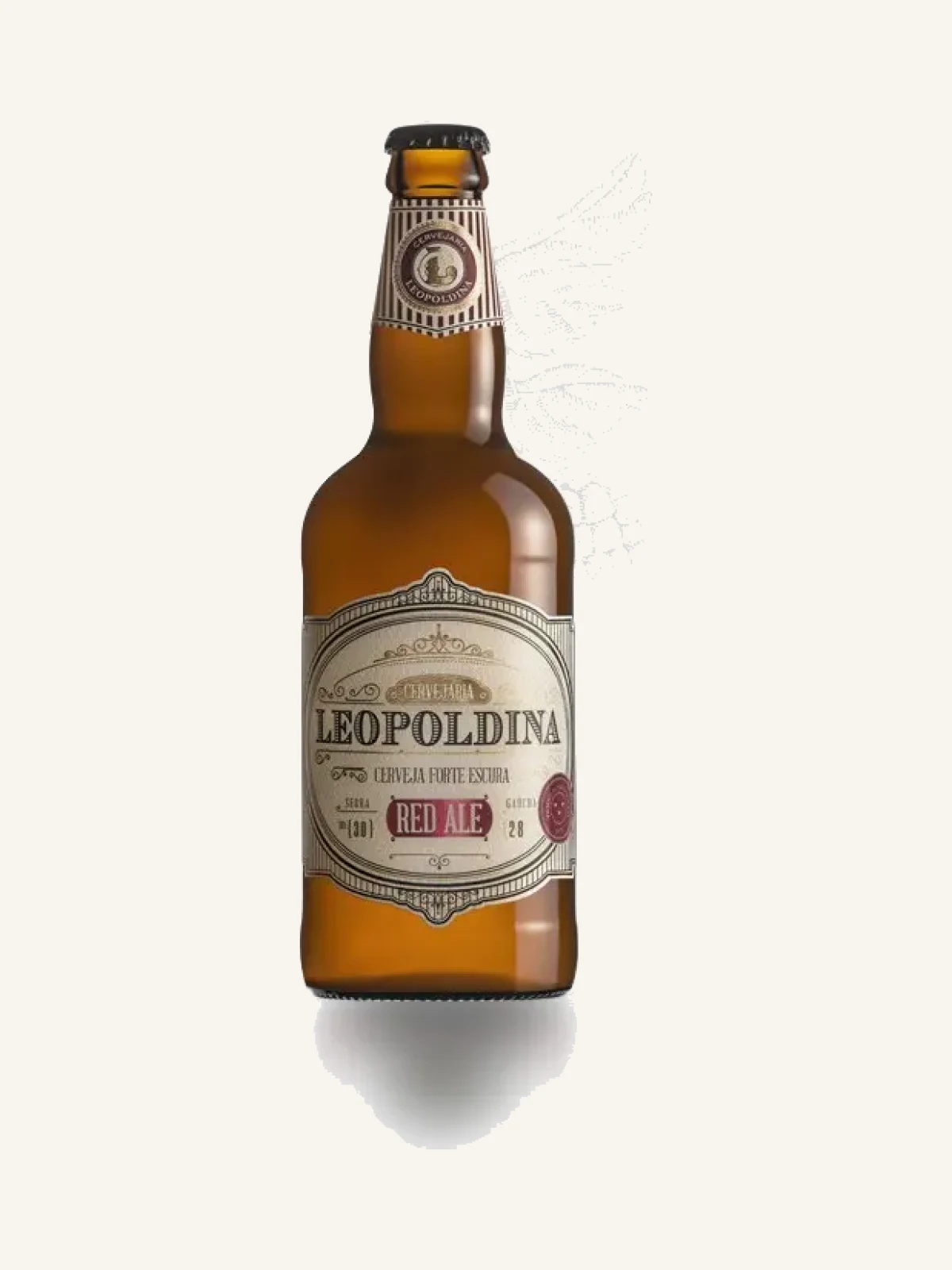 Cerveja Artesanal Red Ale Leopoldina Garrafa 500ml